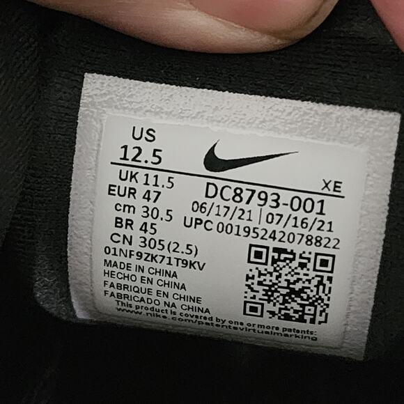 Nike Pegasus Trail 3 GTX (DC8793-001) Men’s Waterproof Running Shoes Size 12.5 - Picture 9 of 9